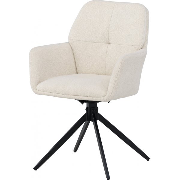 Manchi matstol - Vit/svart Manchi matstol - Vit/svart