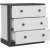 Commode Life - Anthracite/blanc