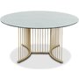 Tiffany Falcon soffbord 100 cm - Mssing / Terrazzo glasskiva