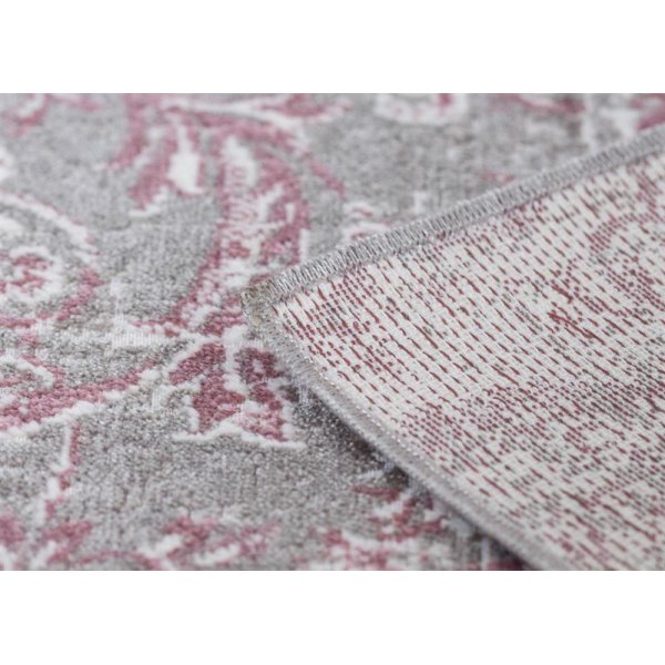 Konstsilkesmatta Nagari - Rosa Konstsilkesmatta Nagari - Rosa