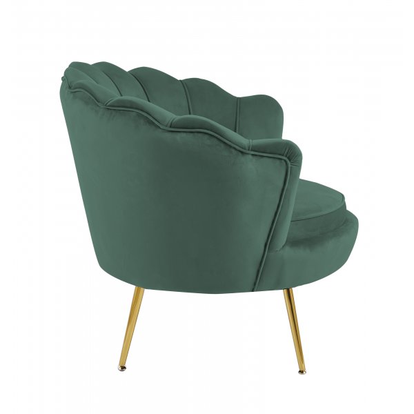 Fåtölj grön/mässing - Kingsley Fåtölj grön/mässing - Kingsley