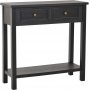 Konsolbord Bristol svart - 80 cm