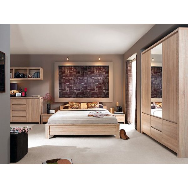 Filippa s�ngram (160x200 cm) - Ljus ek