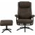 Fauteuil inclinable avec repose-pieds Hayes - Gris