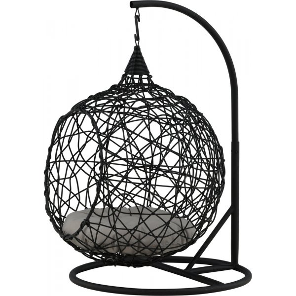 Lexi hngstol - Svart/Mrkgr