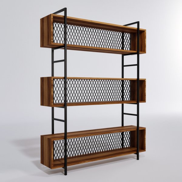 Araf bokhylla 140 cm - Valnt