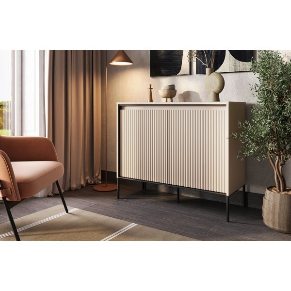 Trend skåp H83 cm - Beige/svart Trend skåp H83 cm - Beige/svart