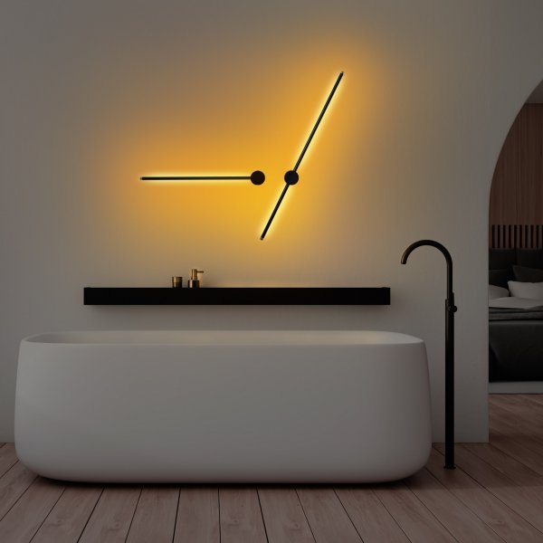 Glavo vägglampa 3 - Svart Glavo vägglampa 3 - Svart