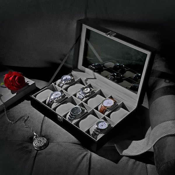 Coffret horloge Epok - Noir/gris Coffret horloge Epok - Noir/gris