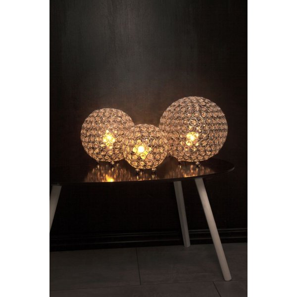 Lampe de table Bling - Chrome/clair Lampe de table Bling - Chrome/clair