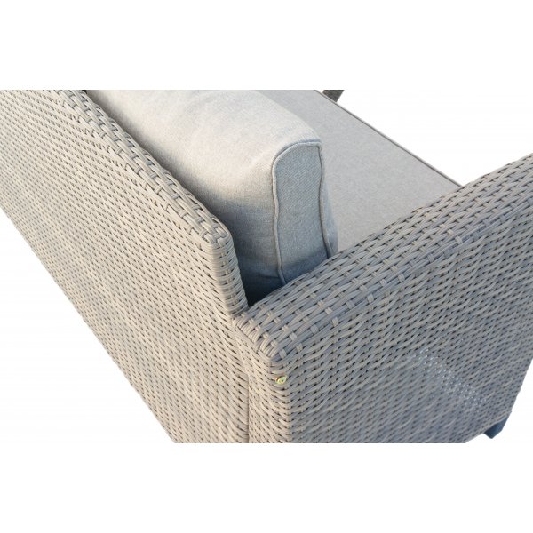 Utegrupop - Hörnsoffa med bord i rotting - Natur Utegrupop - Hörnsoffa med bord i rotting - Natur