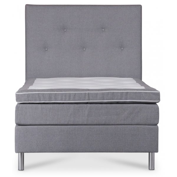 Continentaal bed Mariefred beddenpakket 120 cm - Lichtgrijs + Textielreiniging voor meubels