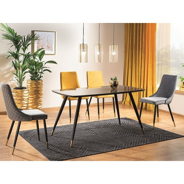 Table  manger Cyril 140 cm - Noir