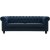 Soffa 3-sits chesterfieldsoffa bl - Herron + Textilskydd fr mbler