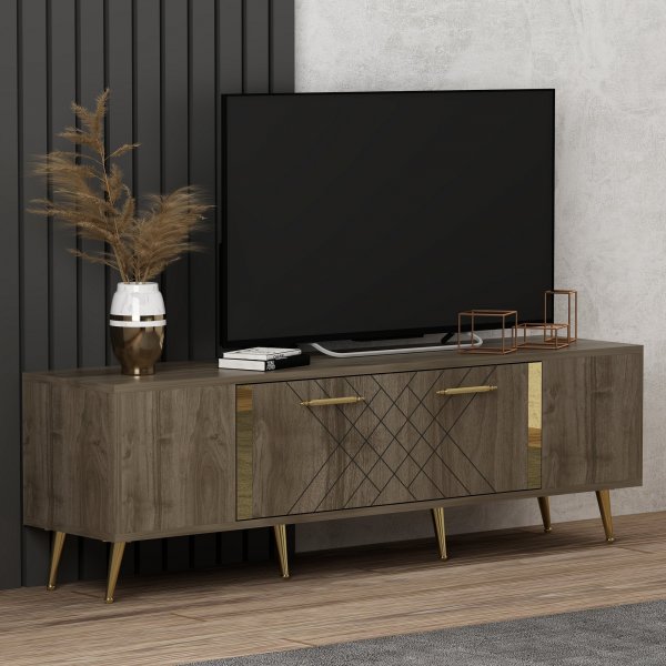 Deta mediabank - Walnoot/goud Deta mediabank - Walnoot/goud