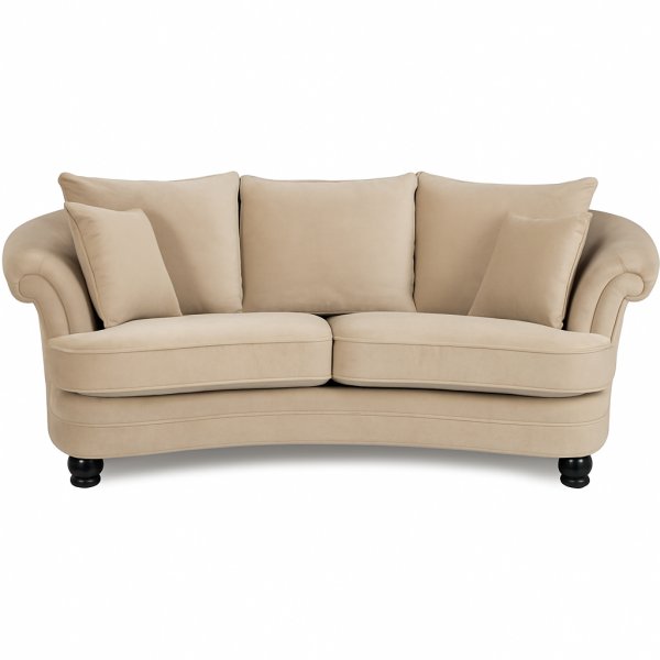 Soffa svngd 235 cm beige kldsel - Gustaf
