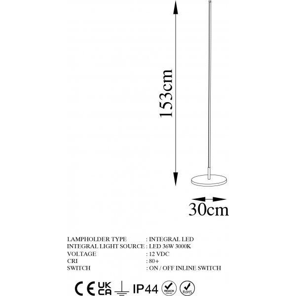 Lampadaire Only - Noir Lampadaire Only - Noir