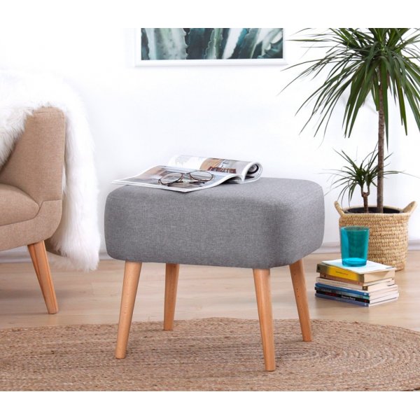 Pouf perroquet - Gris Pouf perroquet - Gris