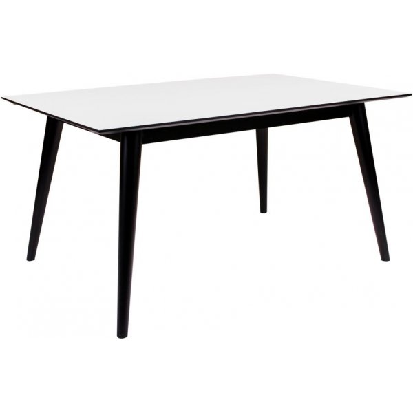 Copenhagen Matbord - Vit/svart - 150/230x95 Copenhagen Matbord - Vit/svart - 150/230x95