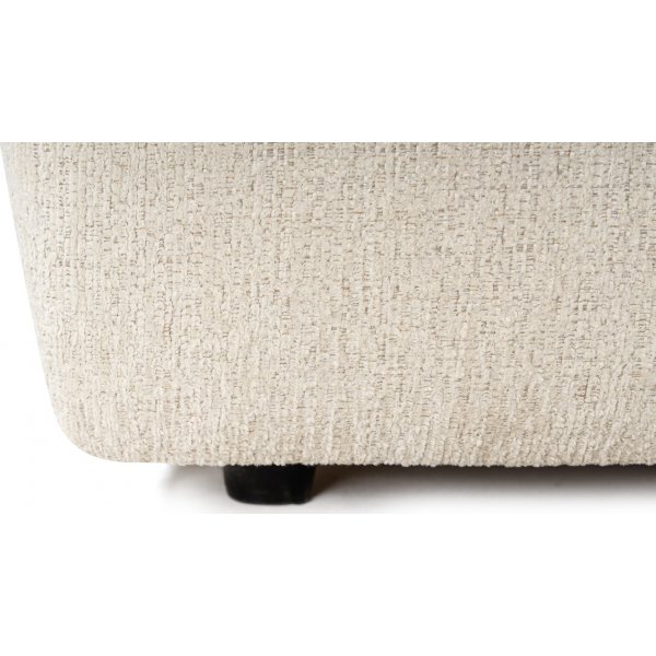 More 3-sits soffa med ppna avslut - Cream