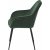 Fauteuil Boston en velours vert