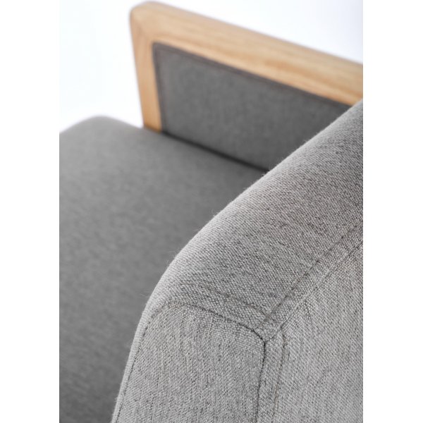 Fåtölj Fire - Grå & trä Fåtölj Fire - Grå & trä