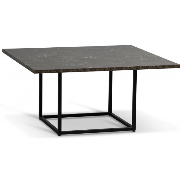 Sintorp soffbord 90 x 90 cm - Brun marmor (Exklusivt laminat)