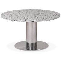 Next 85 runt soffbord - Borstad stål / terrazzo (Cosmos) Next 85 runt soffbord - Borstad stål / terrazzo (Cosmos)