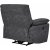 Fauteuil inclinable Coventry avec mcanisme lectrique - Microfibre grise