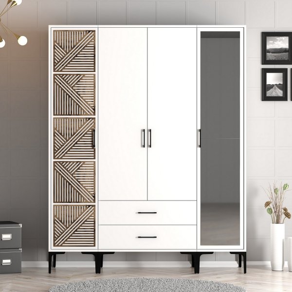 Armoire Kumsal 10 Blanc