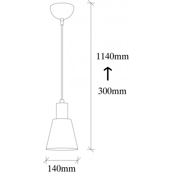 Kem taklampa 6362 - Svart/nickel Kem taklampa 6362 - Svart/nickel