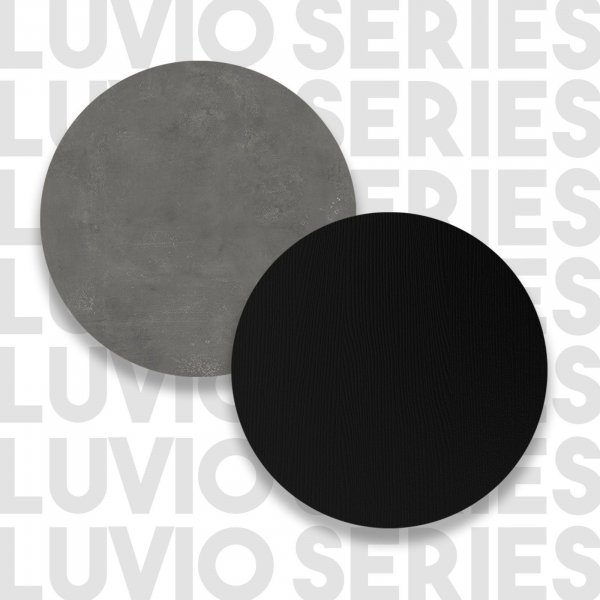 Luvio TV-bnk 2 - Silver/svart