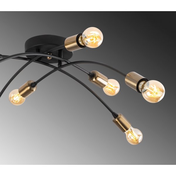 Plafonnier banane 1151 - Noir/vintage