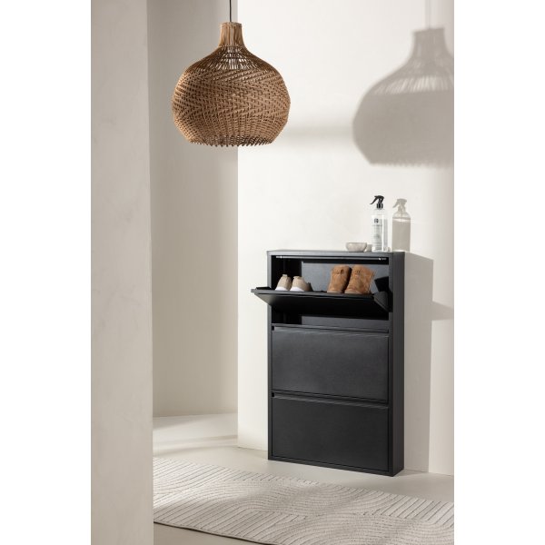 Bonito skoskåp - Svart Bonito skoskåp - Svart