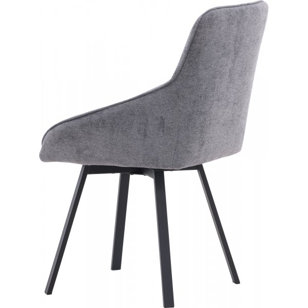 Chaise de salle à manger Rosie - Gris/noir Chaise de salle à manger Rosie - Gris/noir