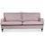 Howard London Premium 4-sits rosa soffa