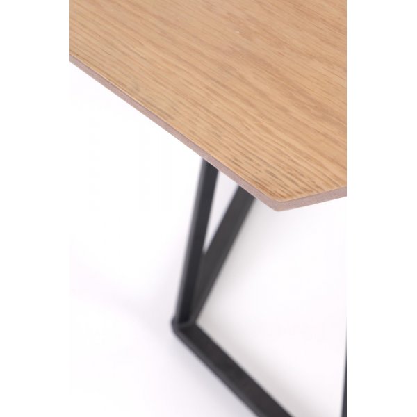 Table à manger Geneviève 110 x 95 cm - Noir Table à manger Geneviève 110 x 95 cm - Noir