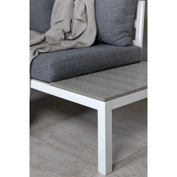 Odense hörnsoffgrupp - Grå/Vit Odense hörnsoffgrupp - Grå/Vit