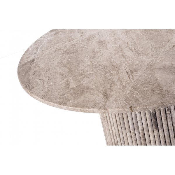 Pegani runt matbord i gråbeige marmor - Valfri storlek 105 eller 130 cm Pegani runt matbord i gråbeige marmor - Valfri storlek 105 eller 130 cm