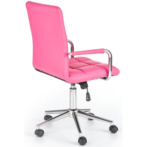 Chaise de bureau Regan - Rose (PU)