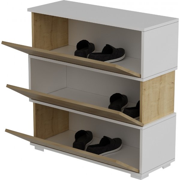 Aris skosk�p - Safir ek/vit