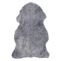 Curly fårskinn - 95x55 cm - Silvergrå Curly fårskinn - 95x55 cm - Silvergrå