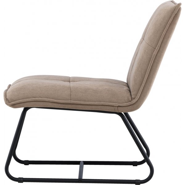 Madison loungestol - Brun manchester/svart Madison loungestol - Brun manchester/svart