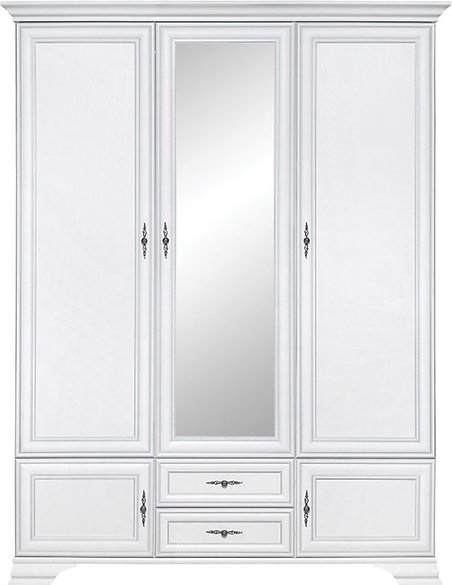 Troms garderob 216x160 cm - Vit