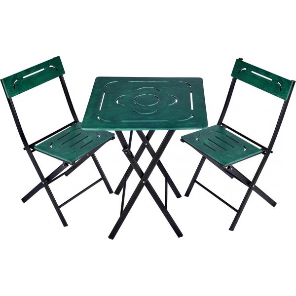 Groupe repas bistrot - Vert/noir + Nettoyage textile pour meubles Groupe repas bistrot - Vert/noir + Nettoyage textile pour meubles