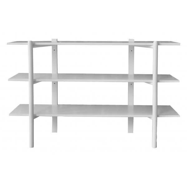 Perstorp vit bokhylla bredd 140 cm