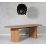 PiPi ovale eettafel 230 cm - Geolied eiken