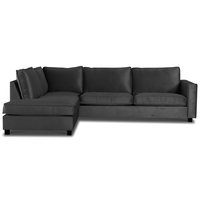 Brandy Loungesoffa XL öppet avslut vänster - Mörkgrå (sammet) Brandy Loungesoffa XL öppet avslut vänster - Mörkgrå (sammet)