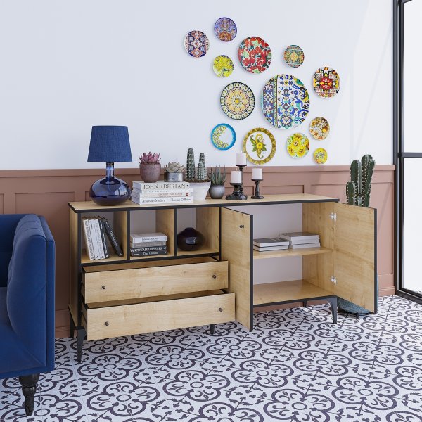 Buffet Elena - Chêne saphir Buffet Elena - Chêne saphir