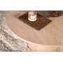 Olivia soffbord 80 cm - Whitewash